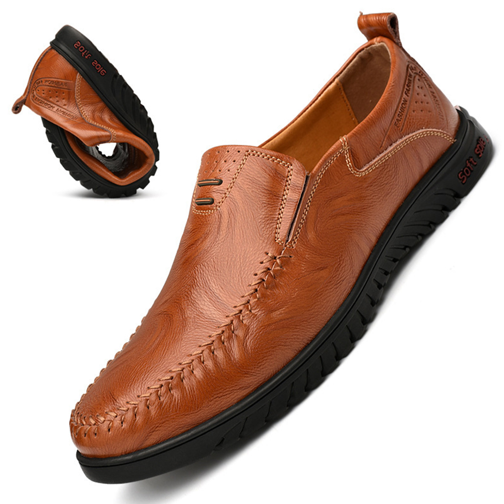 Lumbresueo Mocasines casuales de moda británica Mocasines sin cordones