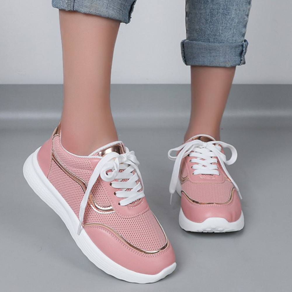 Damskie casualowe tenisówki z siateczki