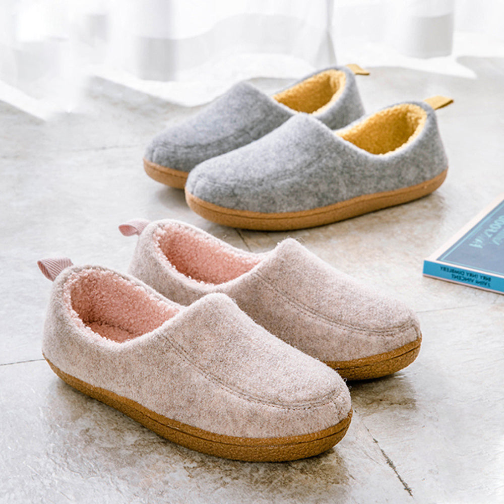 Nowa wewnętrzna ciepła pluszowa torba na obcasie bawełniane kapcie pary zimowe