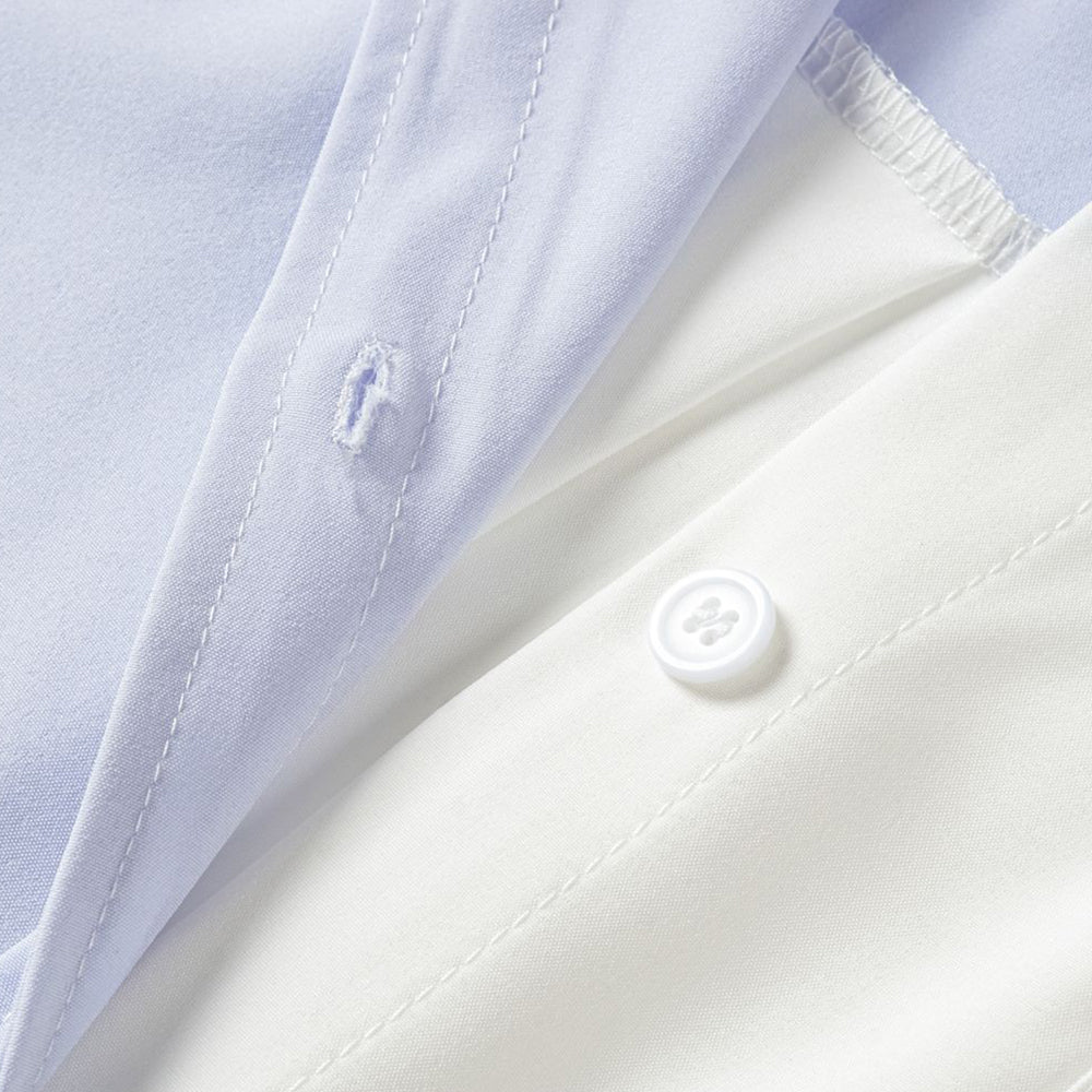 Koszula jednorzędowa w kolorowe bloki