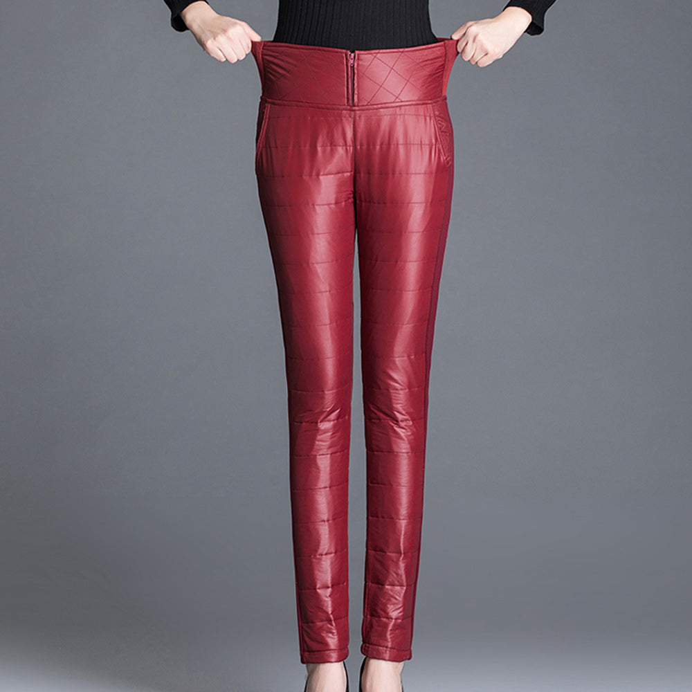 Lodowylabedz™ Zimowe nowe damskie dwustronnie puchowe spodnie termiczne