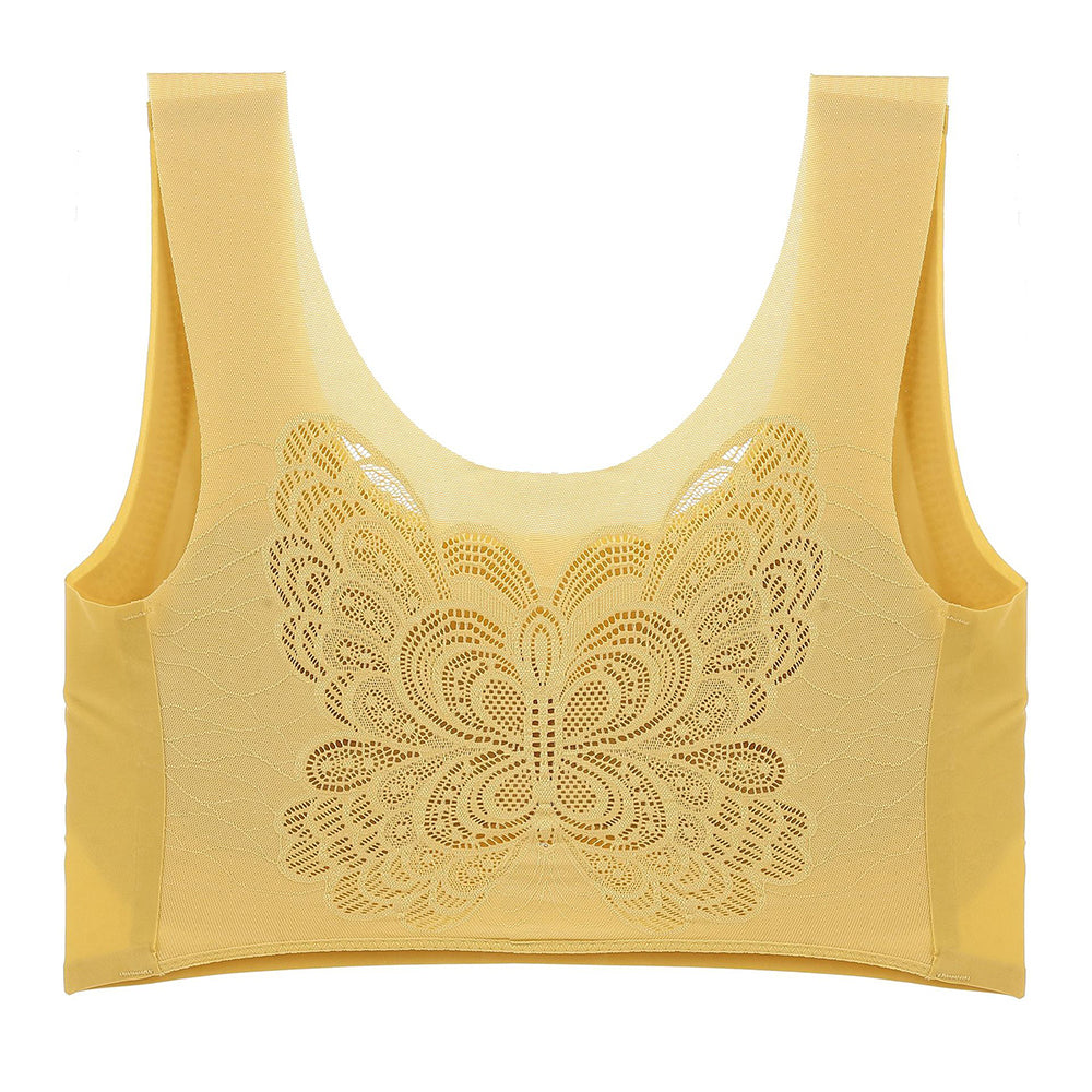 Biustonosz motylkowy z wycięciem