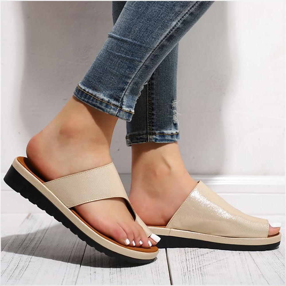 Skórzane sandały korygujące