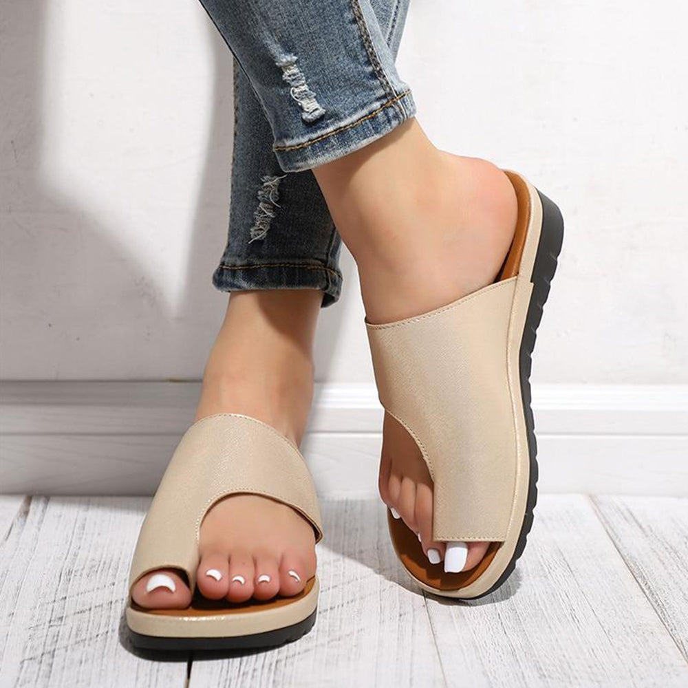 Skórzane sandały korygujące