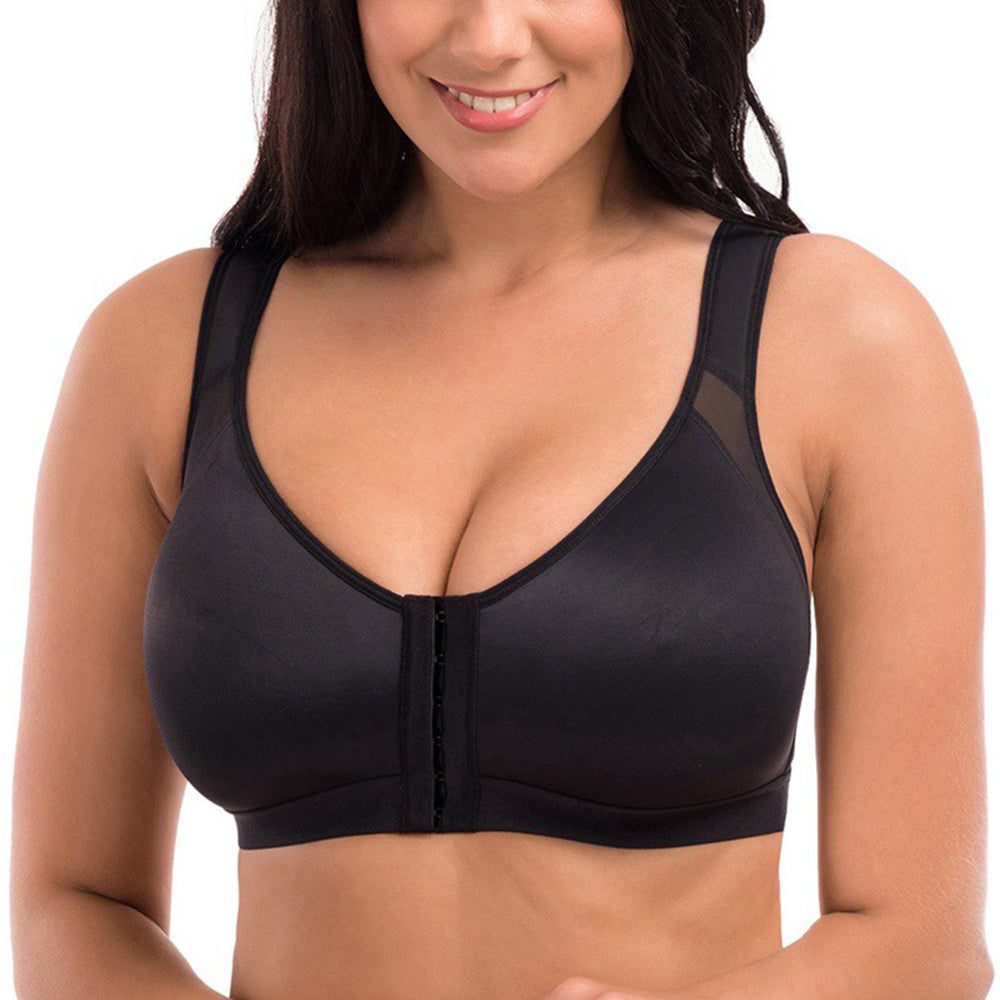 Damski nowy bez stalowego pierścienia push up odporny na wstrząsy biustonosz kamizelkowy