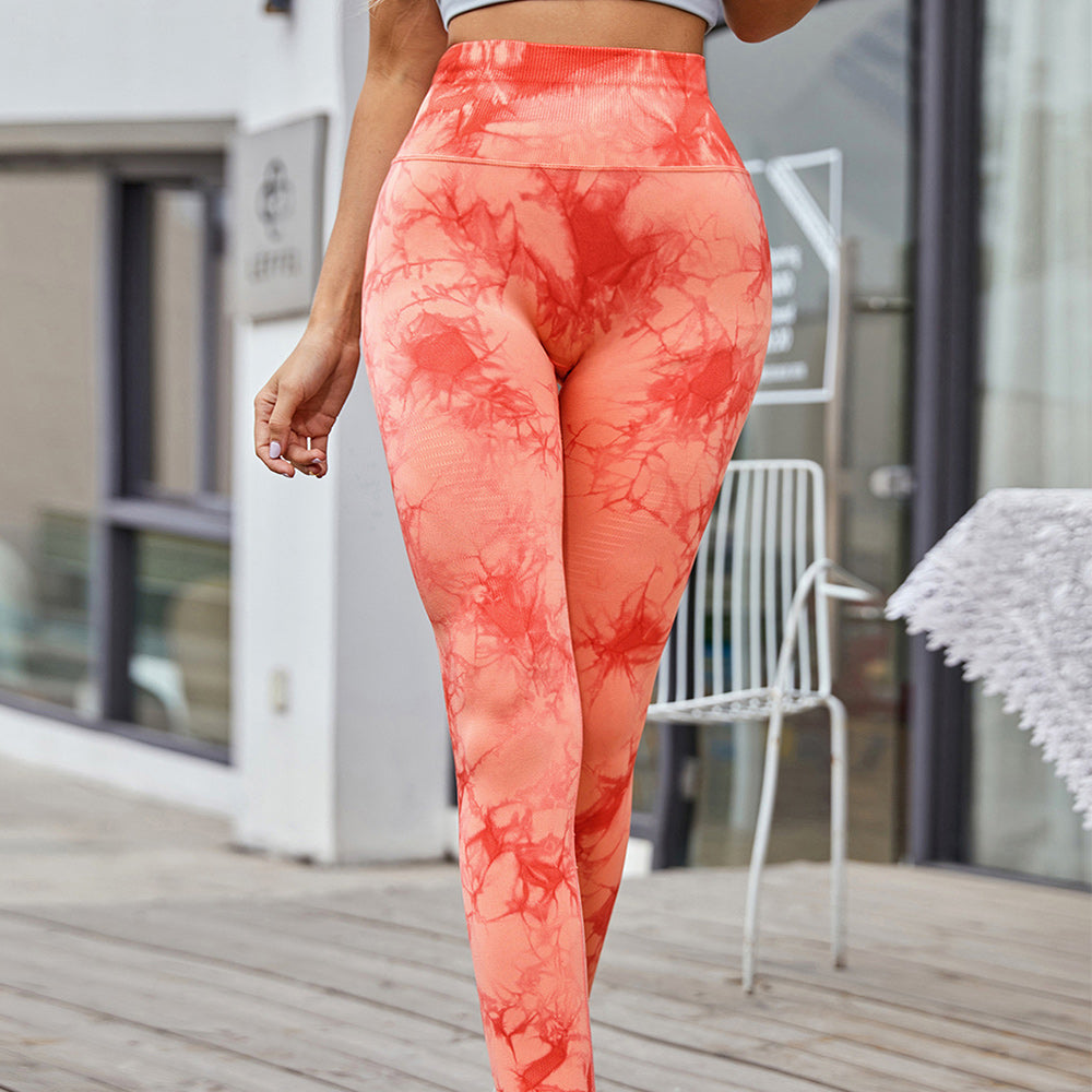 Jesienne nowe sportowe rajstopy fitness z wysokim stanem i podnoszeniem bioder