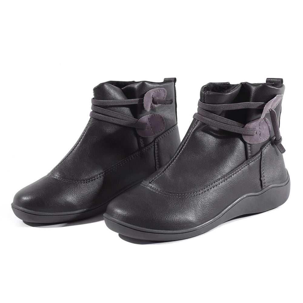 Damskie krótkie buty martin w stylu vintage