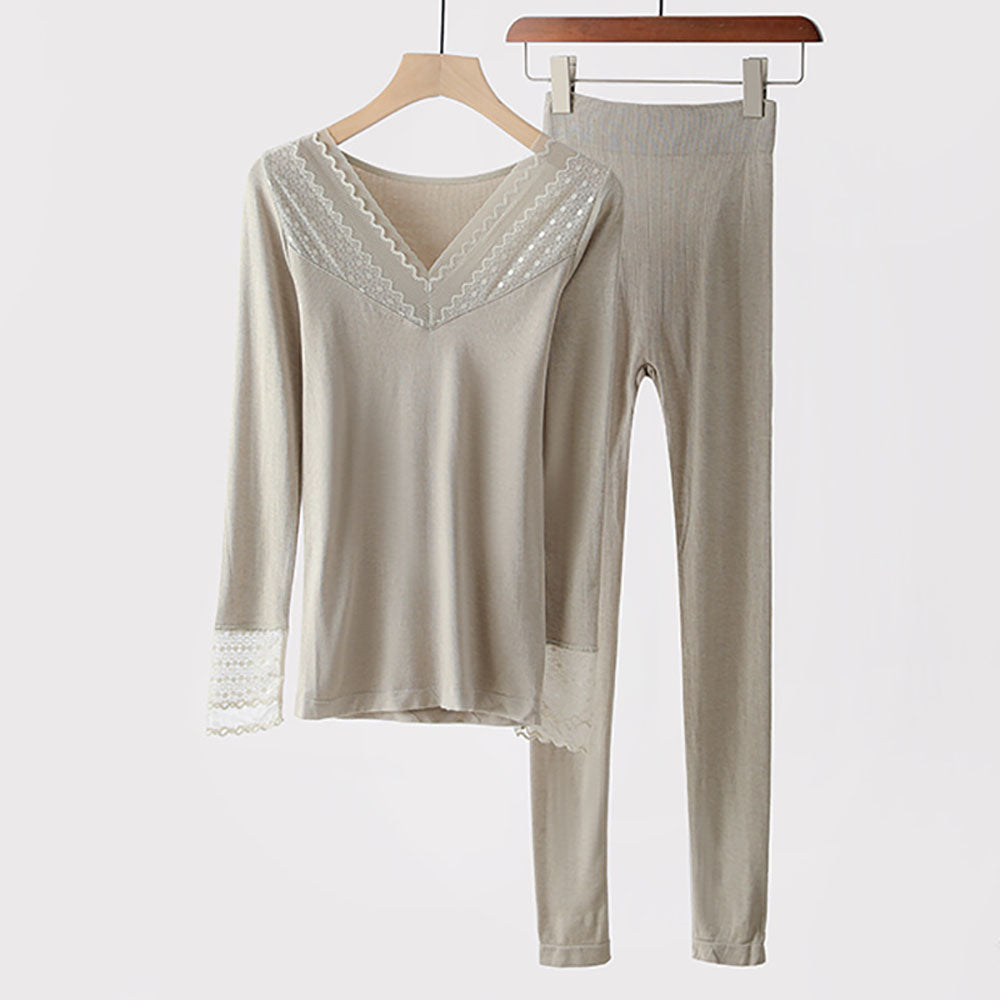 Damski jesienno-zimowy nowy miękki kombinezon termoaktywny do modelowania sylwetki