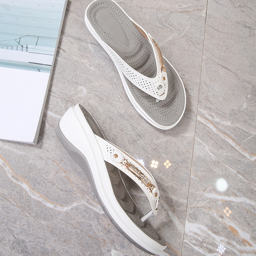 Lodowylabedz Modne letnie sandały damskie na koturnie