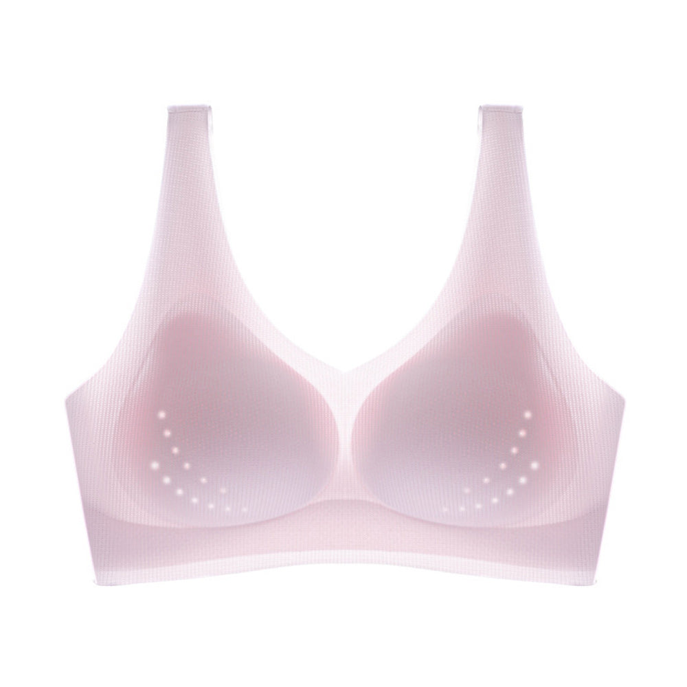 Ultracienki biustonosz lateksowy push-up bez stalowego pierścienia