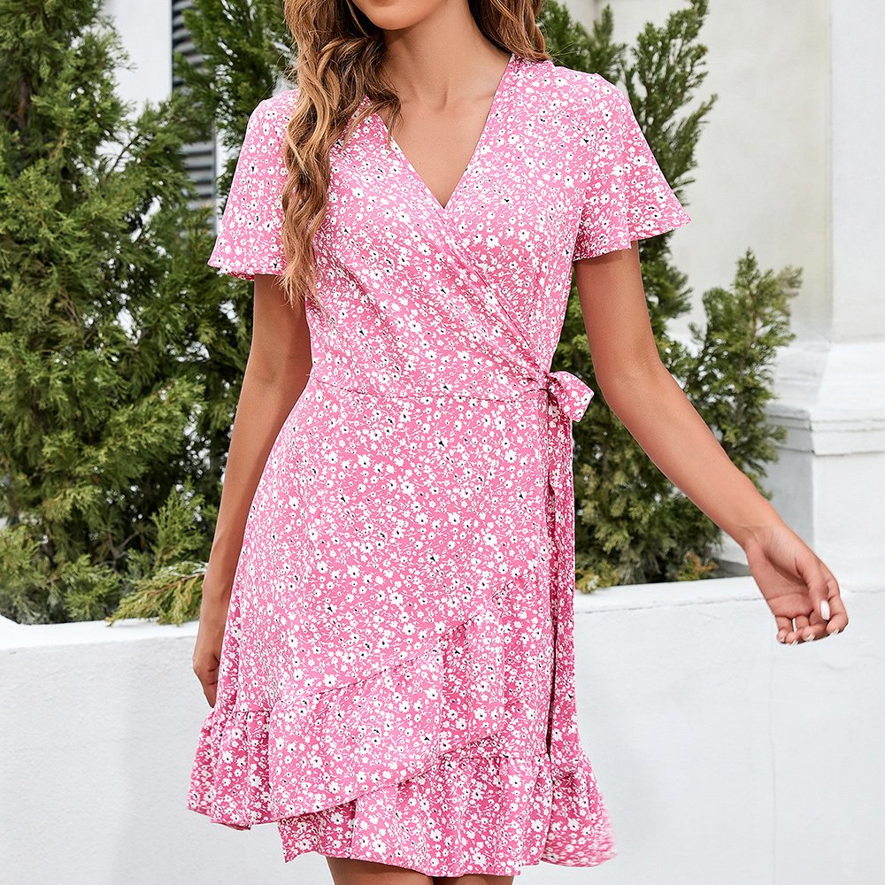 Zingsee™ Floral dress with ruffles