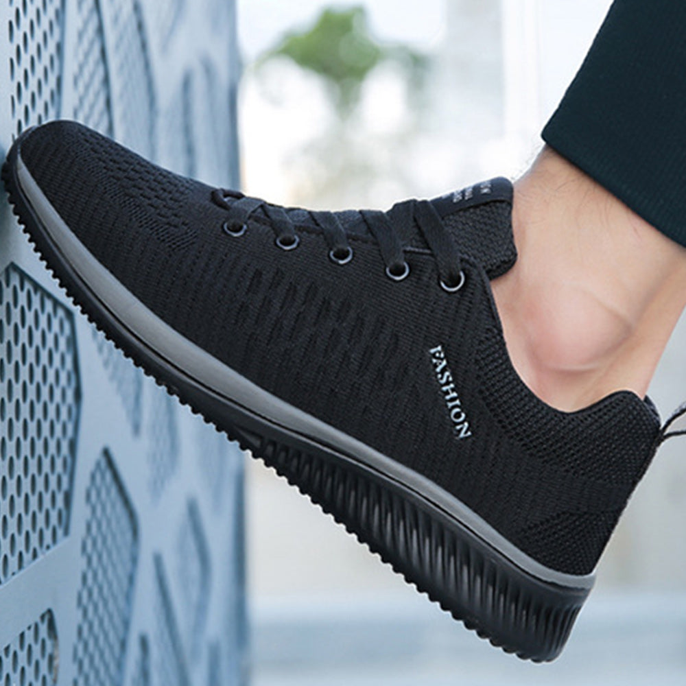 Męskie modne siatkowe lekkie, oddychające trampki na co dzień