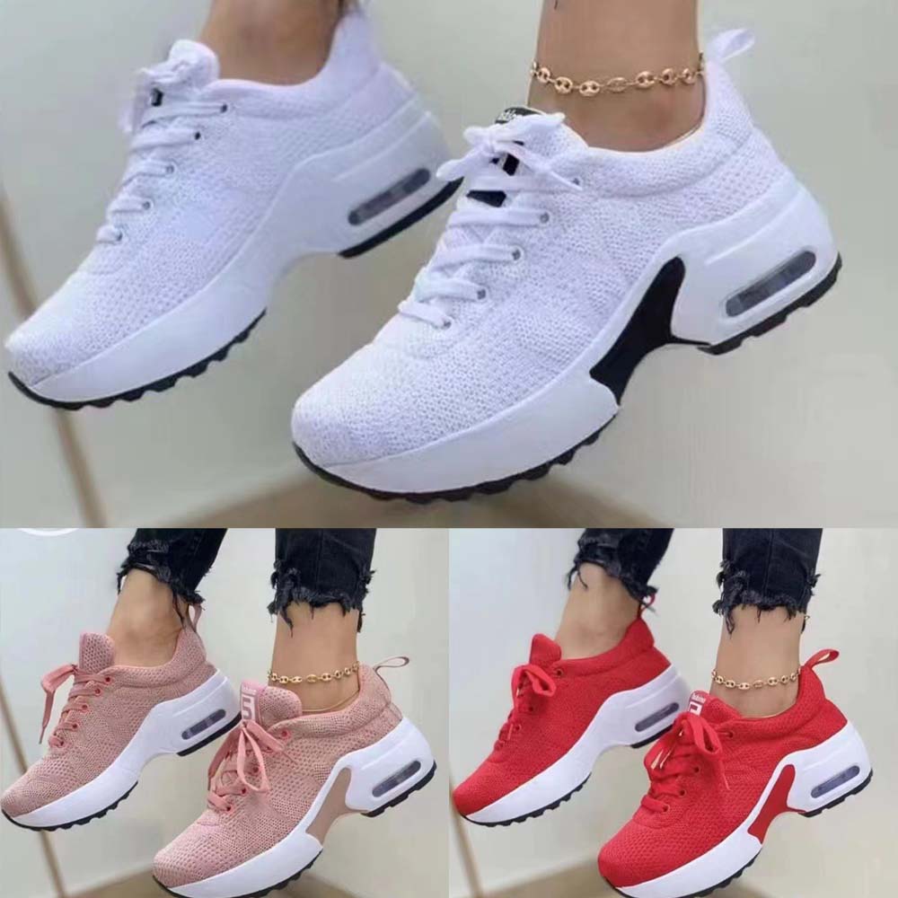 Lodowylabedz Nowe damskie buty do biegania na co dzień z poduszką powietrzną Trampki