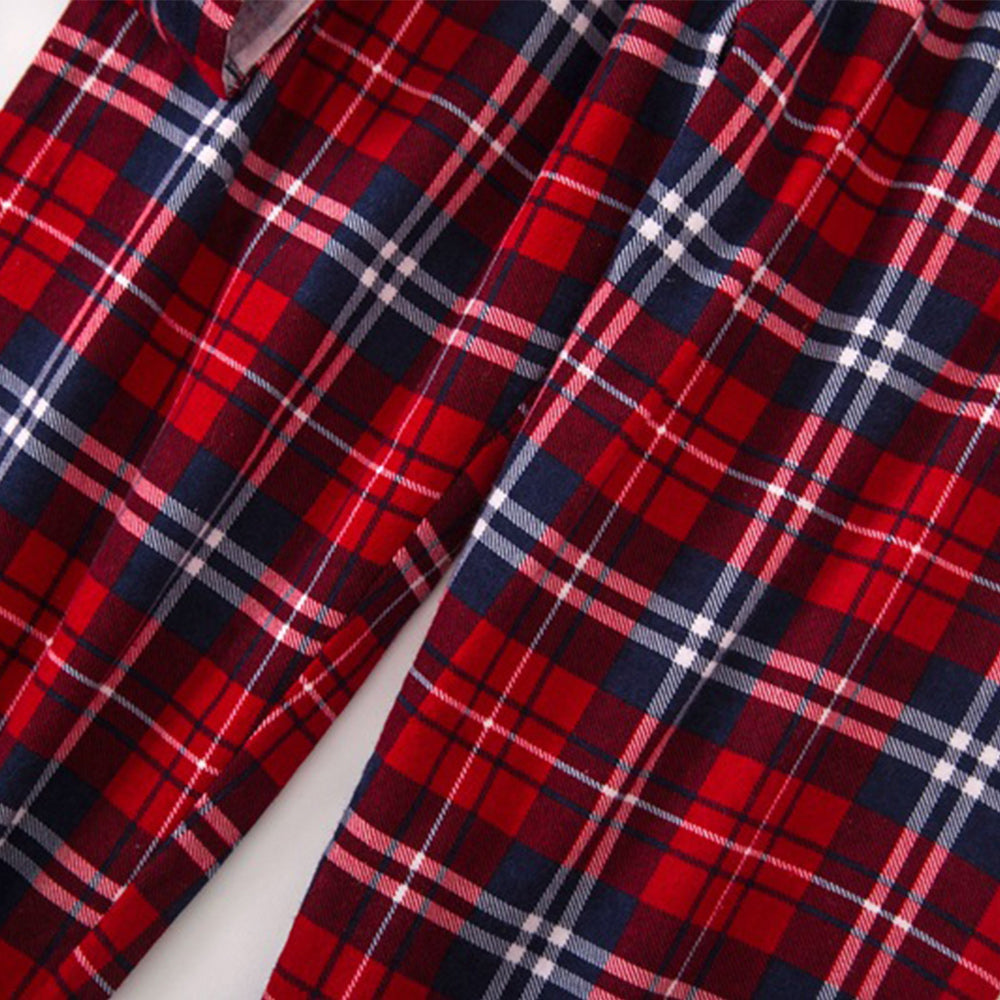 Nowe ciepłe flanelowe spodnie piżamowe z długim rękawem damskie jesienno-zimowe