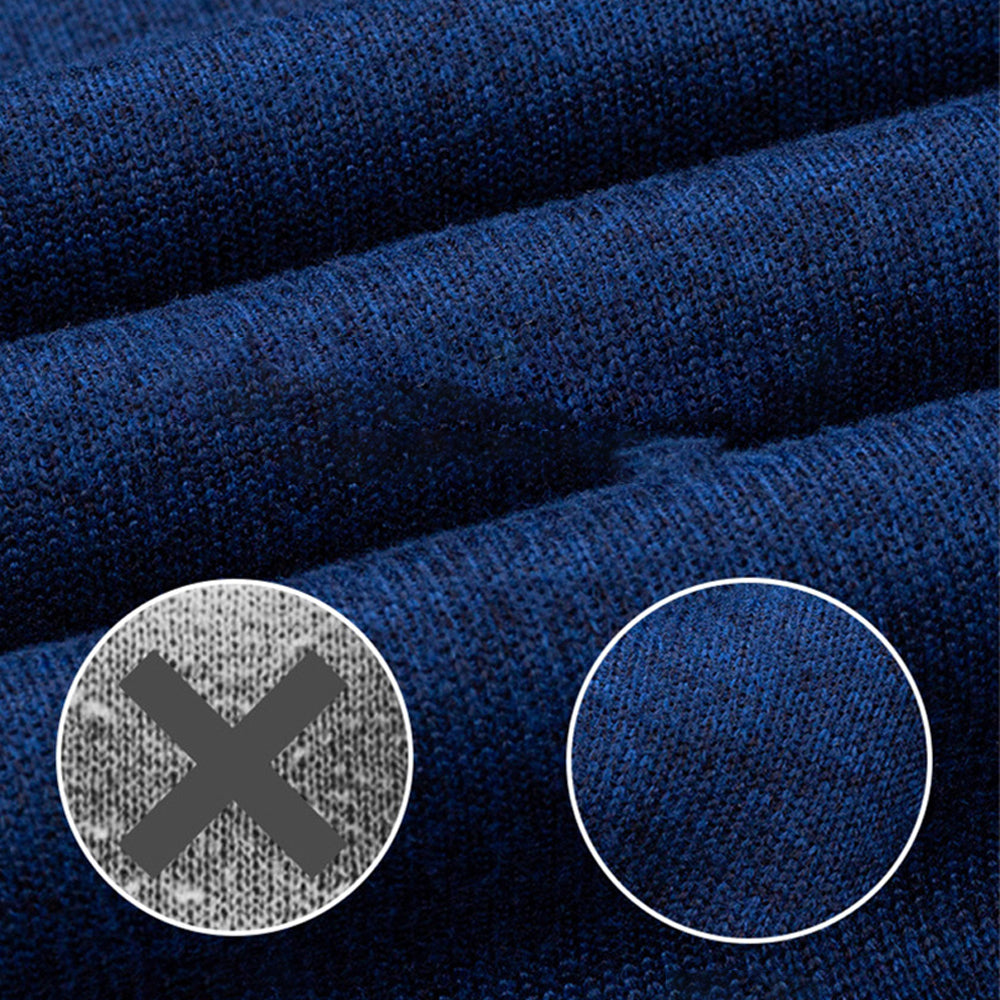 Męski jesienno-zimowy nowy sweter imitujący dwuczęściową koszulę na dole