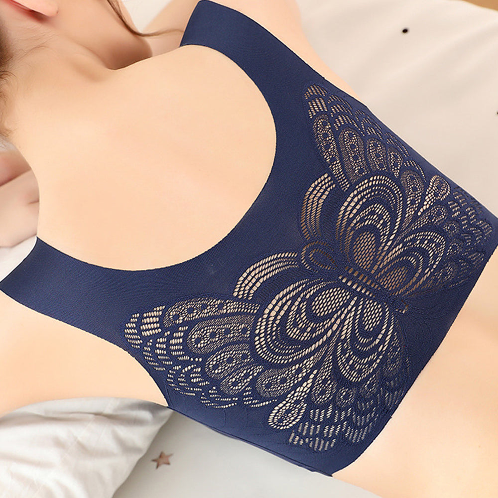 Biustonosz motylkowy z wycięciem