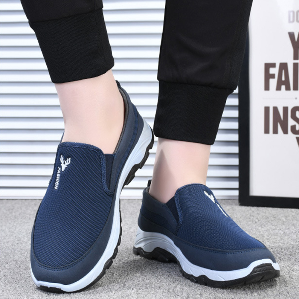 Lodowylabedz 2023 letnie nowe oddychające i wygodne siatkowe męskie buty na co dzień