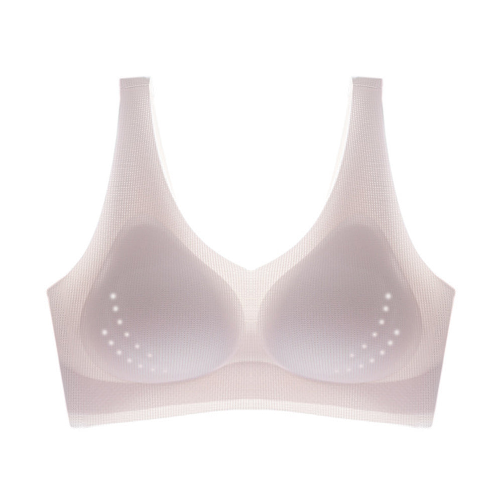 Ultracienki biustonosz lateksowy push-up bez stalowego pierścienia