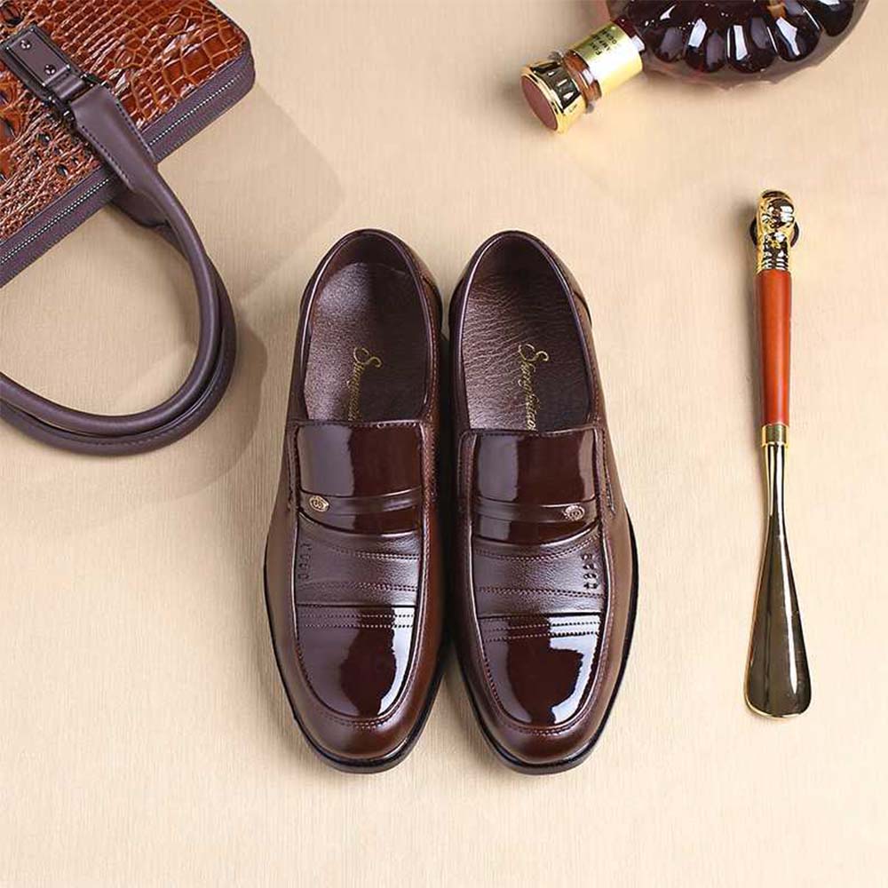 Lodowylabedz Brytyjskie skórzane buty męskie premium