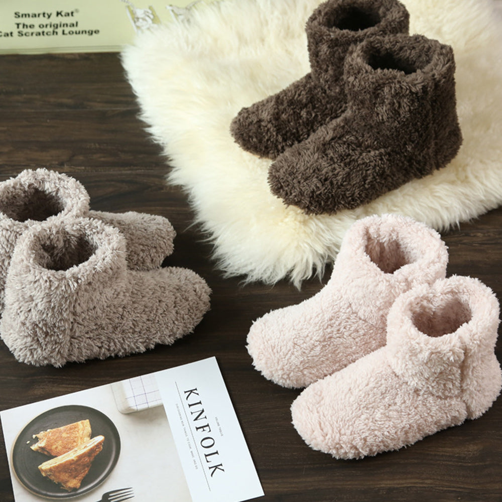 Zima nowa torba z polaru koralowego obcas damskie bawełniane buty domowe