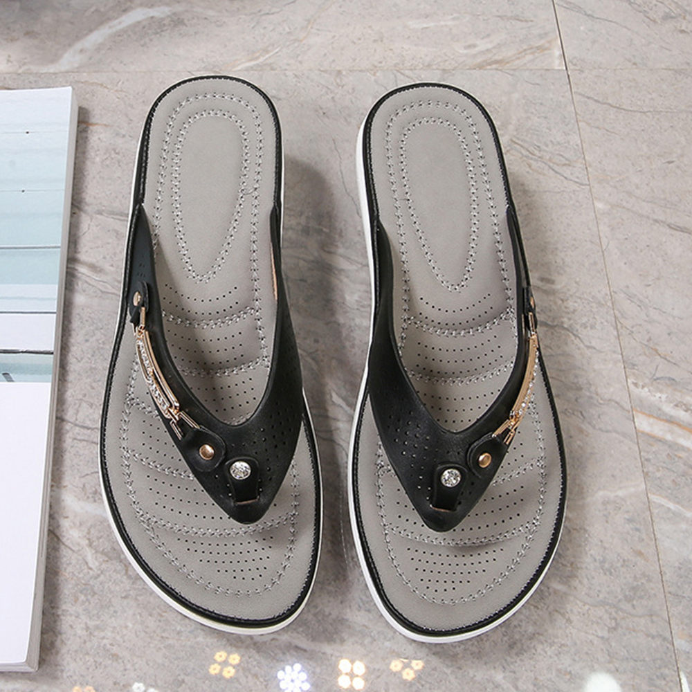 Lodowylabedz Modne letnie sandały damskie na koturnie