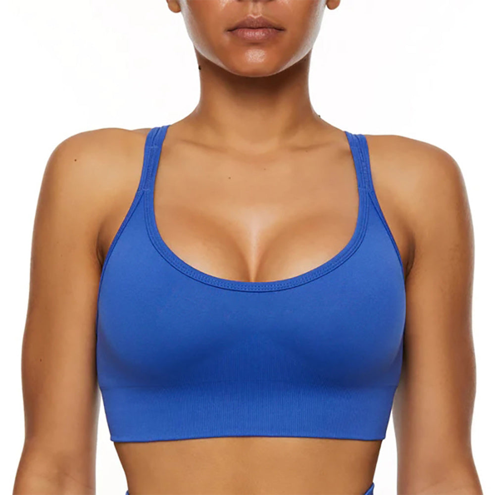 Nowy damski strój sportowy bezszwowe spodnie z biustonoszem do fitnessu