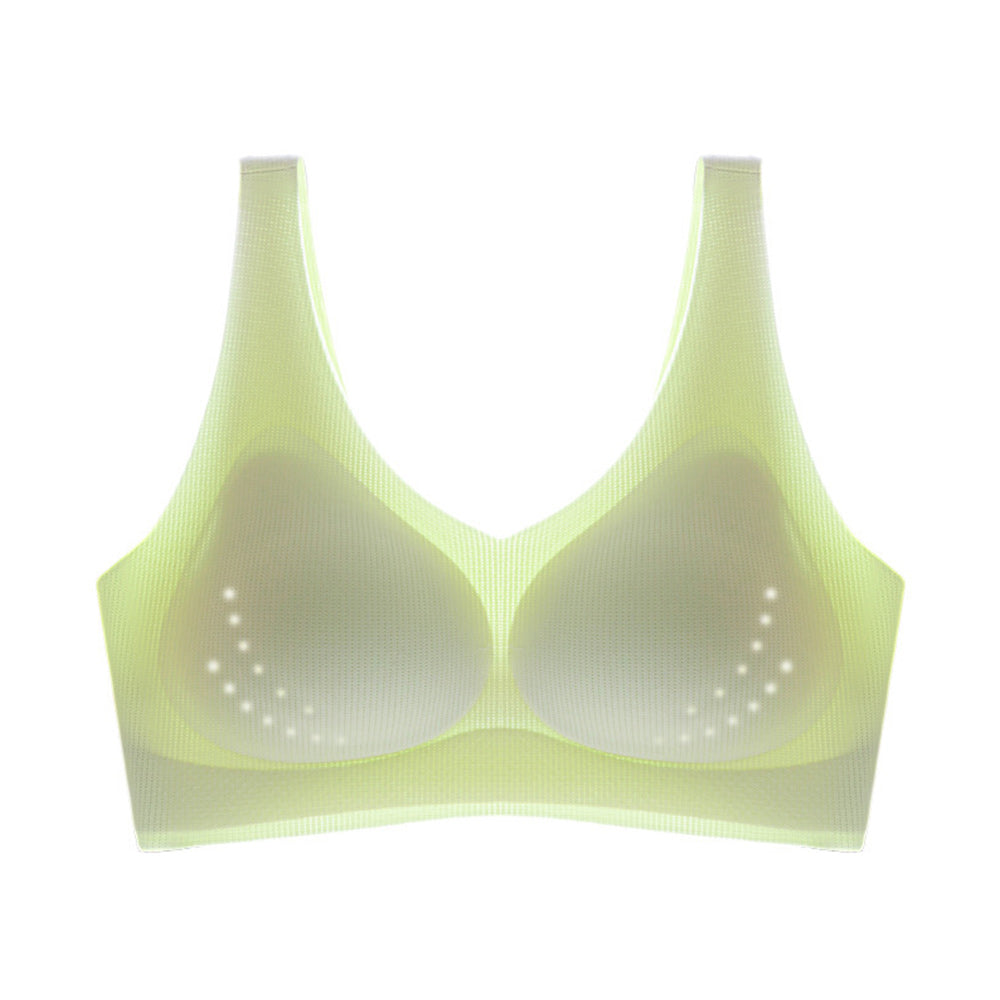 Ultracienki biustonosz lateksowy push-up bez stalowego pierścienia