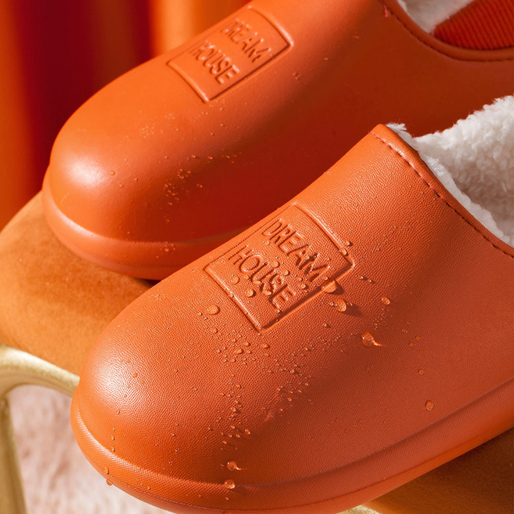Glückbox™ 2022 Herbst Winter neue wasserdichte weiche und samtige Hausschuhe mit Absatz