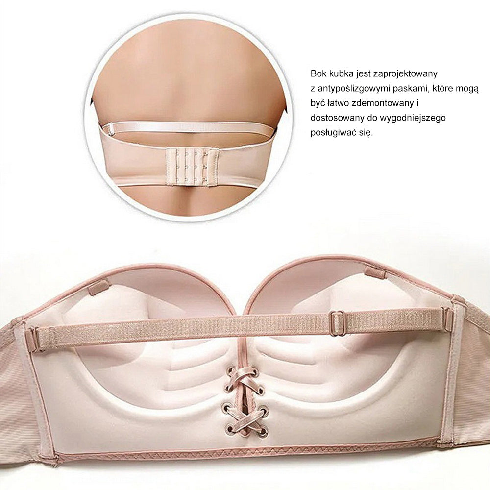 Bielizna antypoślizgowa bez ramiączek