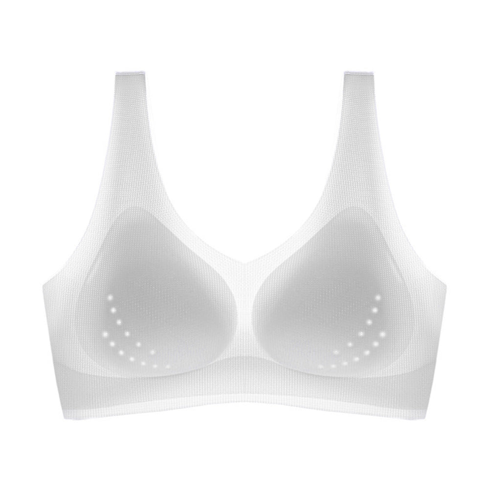 Ultracienki biustonosz lateksowy push-up bez stalowego pierścienia