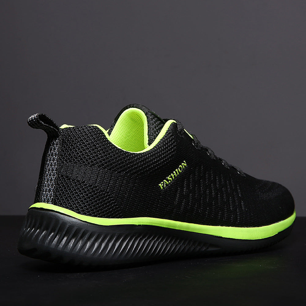 Męskie modne siatkowe lekkie, oddychające trampki na co dzień