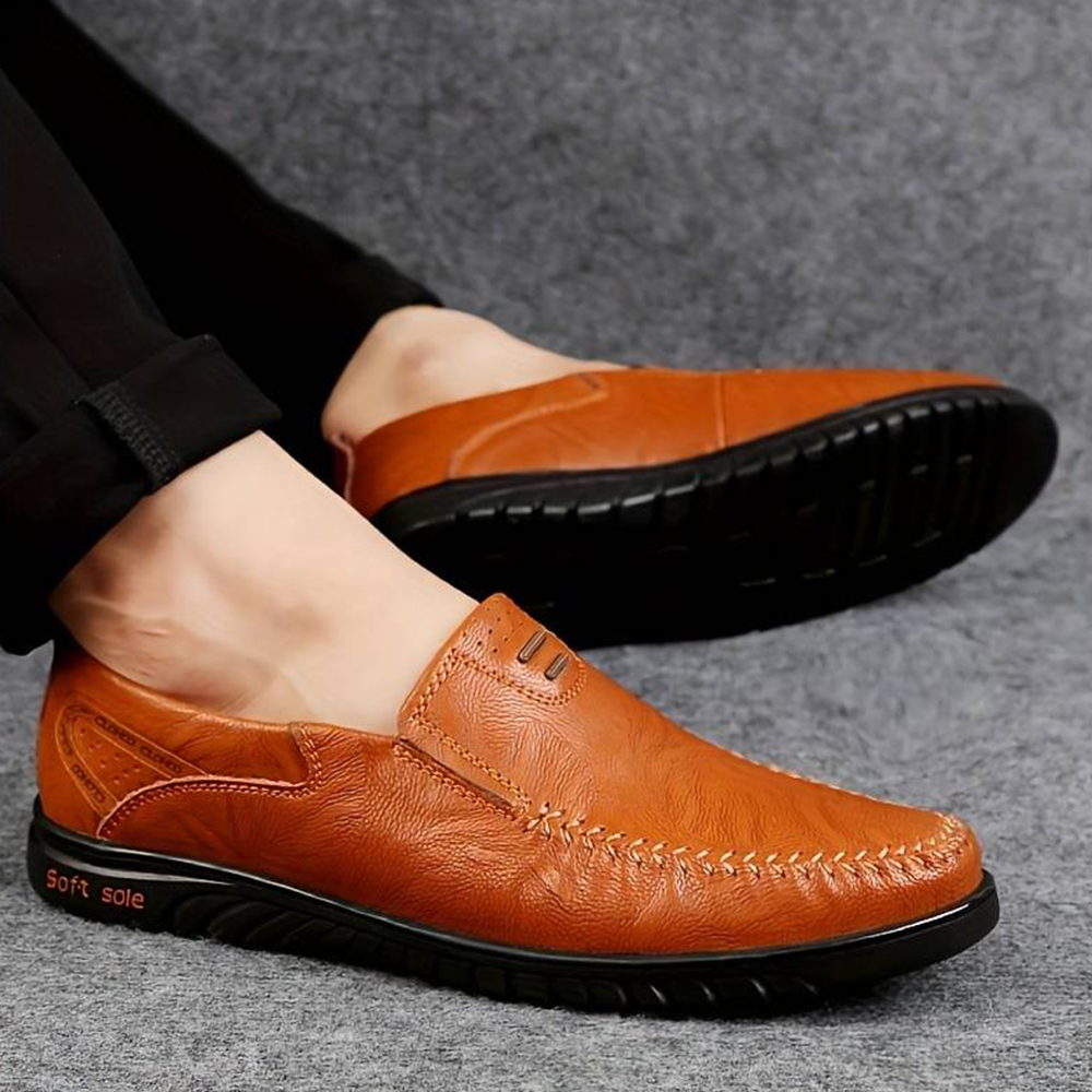 Lumbresueo Mocasines casuales de moda británica Mocasines sin cordones