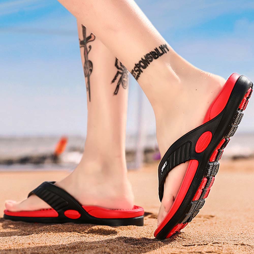 Lodowylabedz Letnie męskie domowe obuwie plażowe japonki