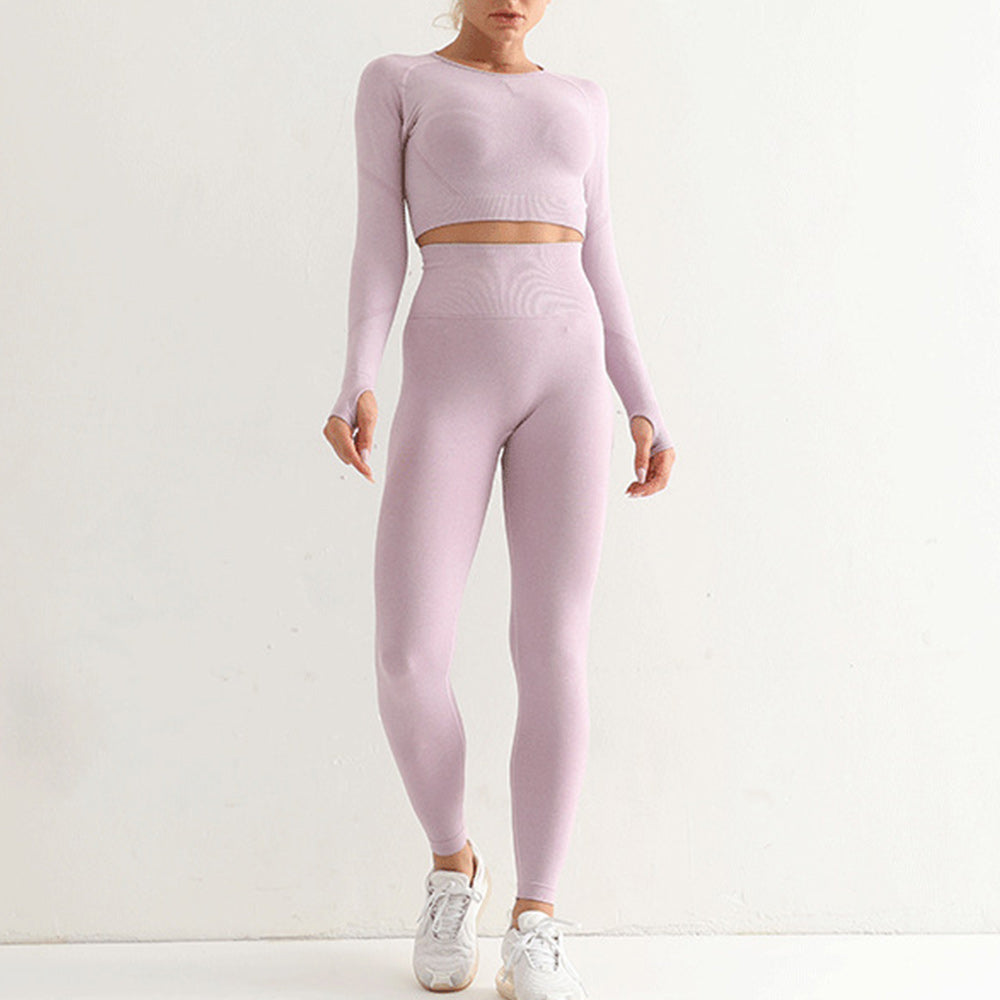 Nowy strój sportowy wysoka talia butt lift obcisłe ubrania do jogi damskie