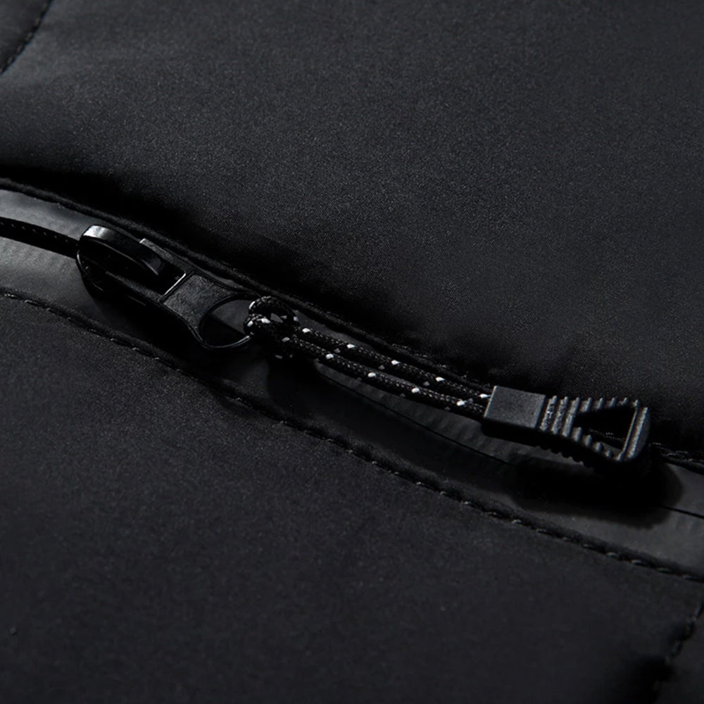 Lodowylabedz Męska ocieplana anorak o dopasowanym kroju z kapturem