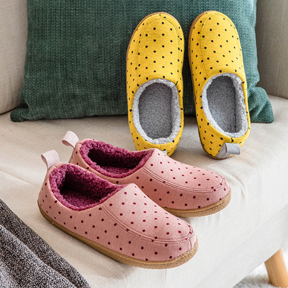 Nowa wewnętrzna ciepła pluszowa torba na obcasie bawełniane kapcie pary zimowe