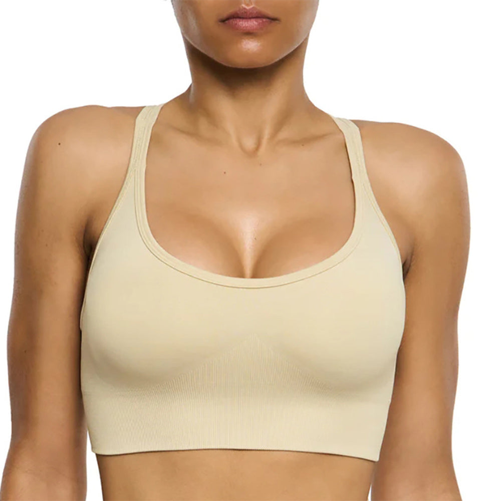 Nowy damski strój sportowy bezszwowe spodnie z biustonoszem do fitnessu