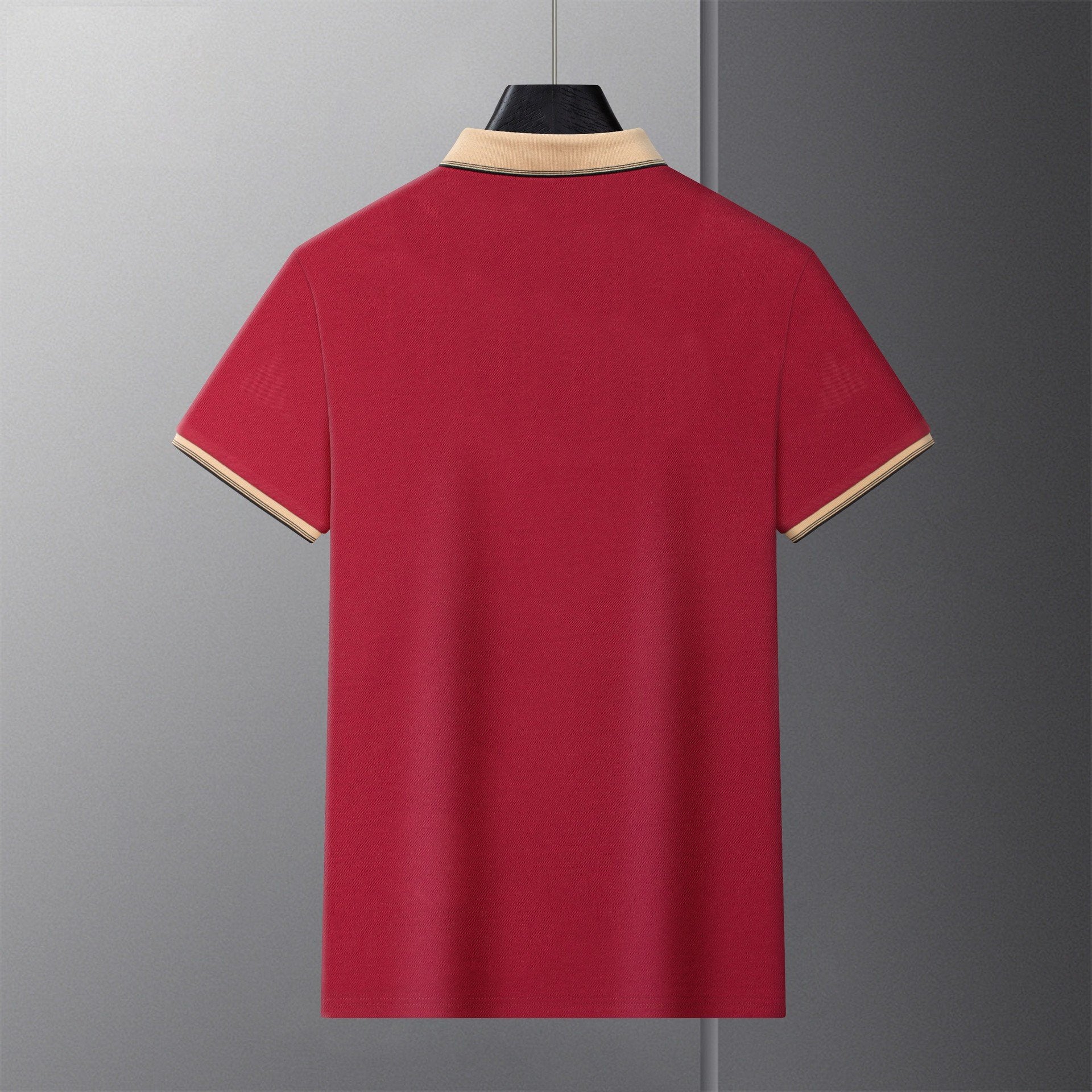 Lodowylabedz Męska oddychająca biznesowa koszulka polo