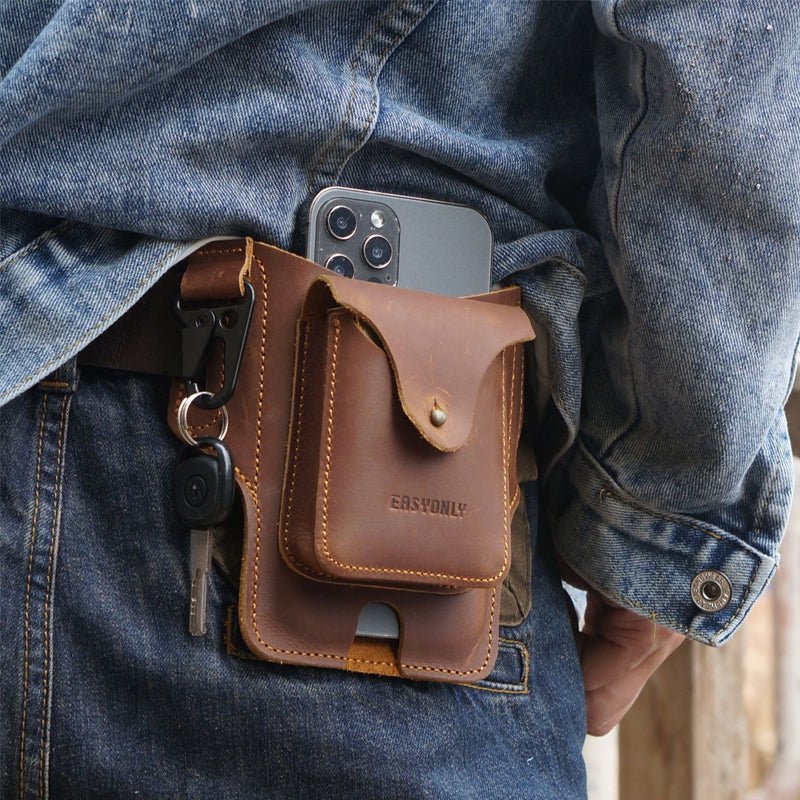 Leather Phone Belt Bag