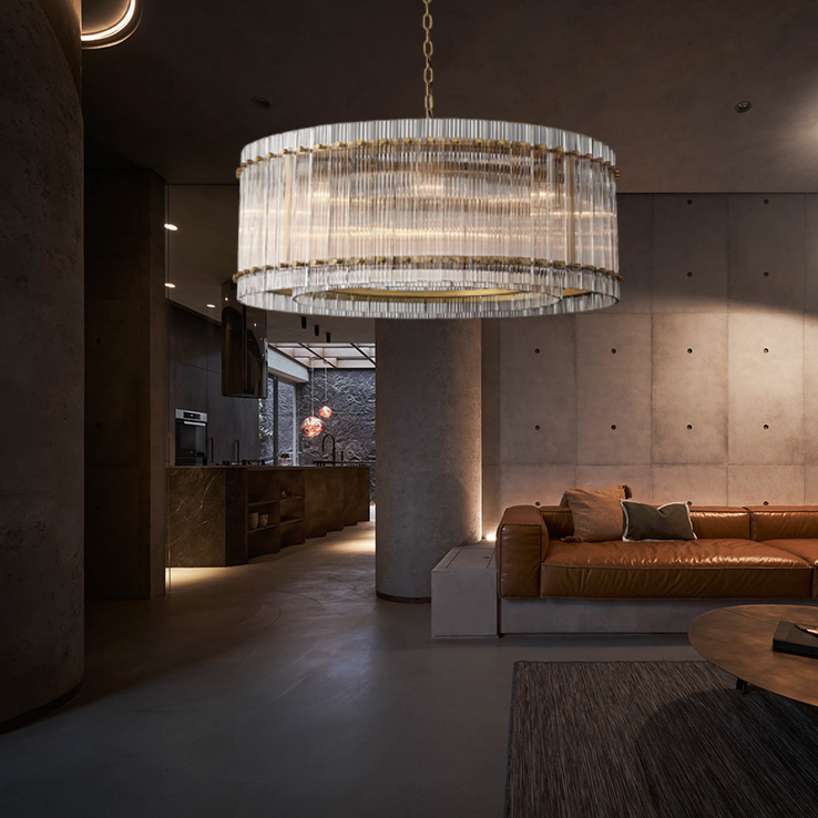 Modern San Marcol Cake Round Luxury Chandelier 37"-konalight