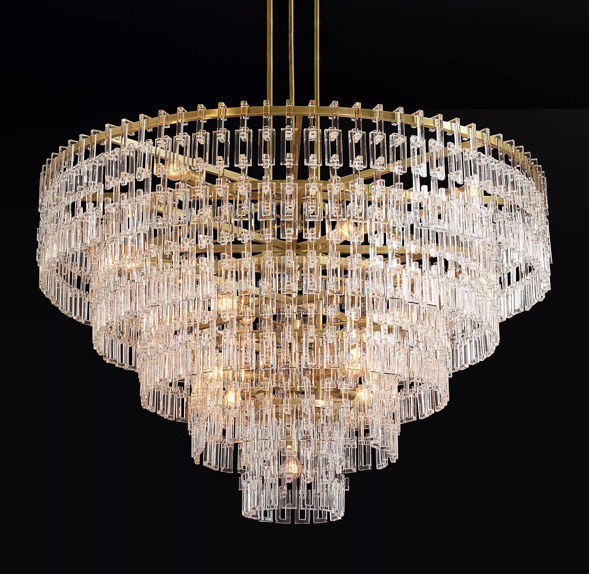 Marignan Tiered Round Chandelier 60"-konalight