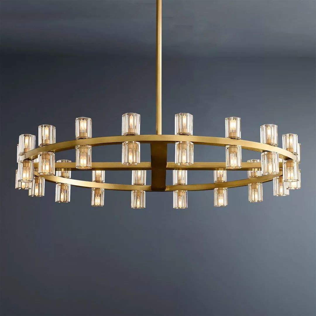 Arcachon Wine Cup Led Round Chandelier 36"-alimialighting