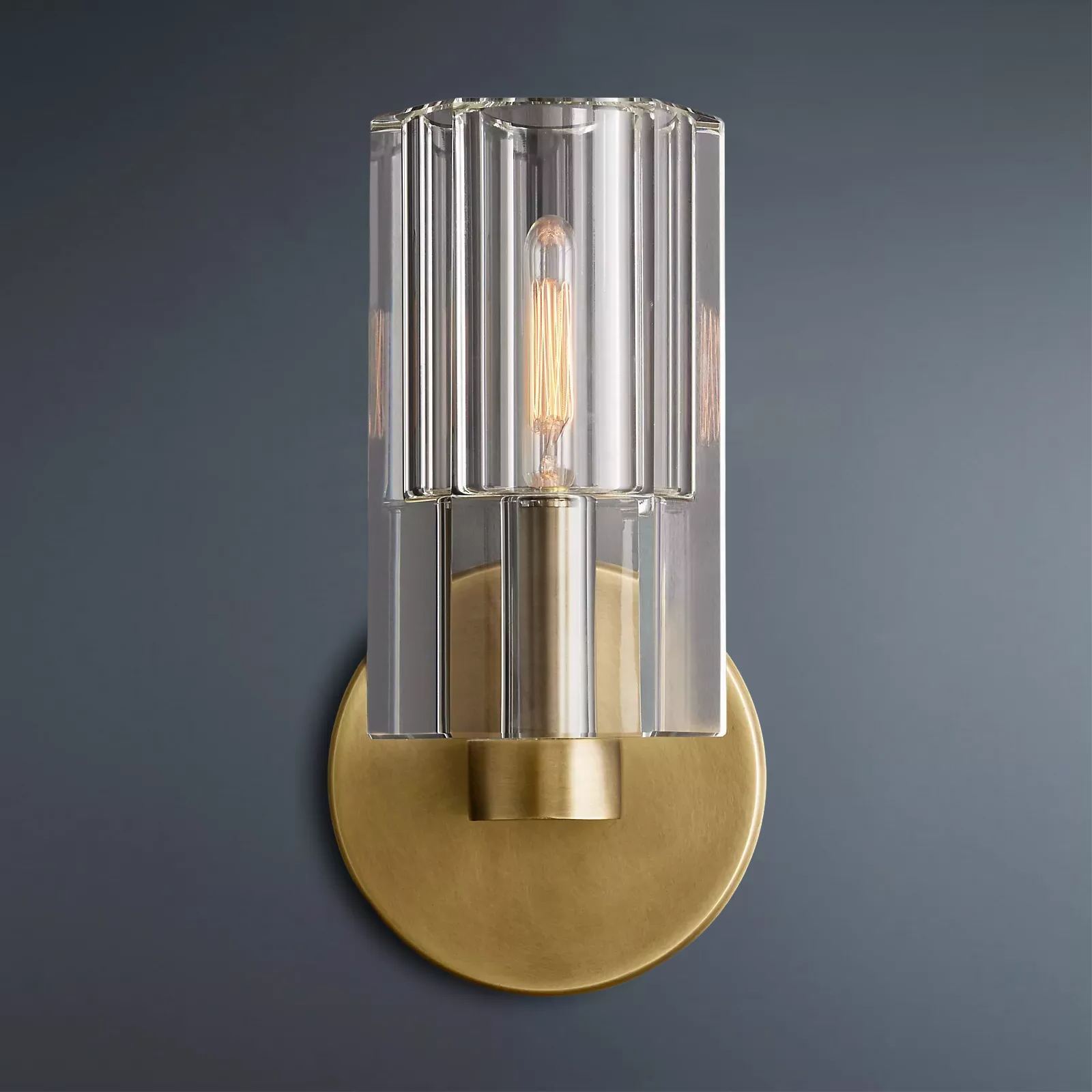Arcachon Brass Wall Sconce-Cure Lighting
