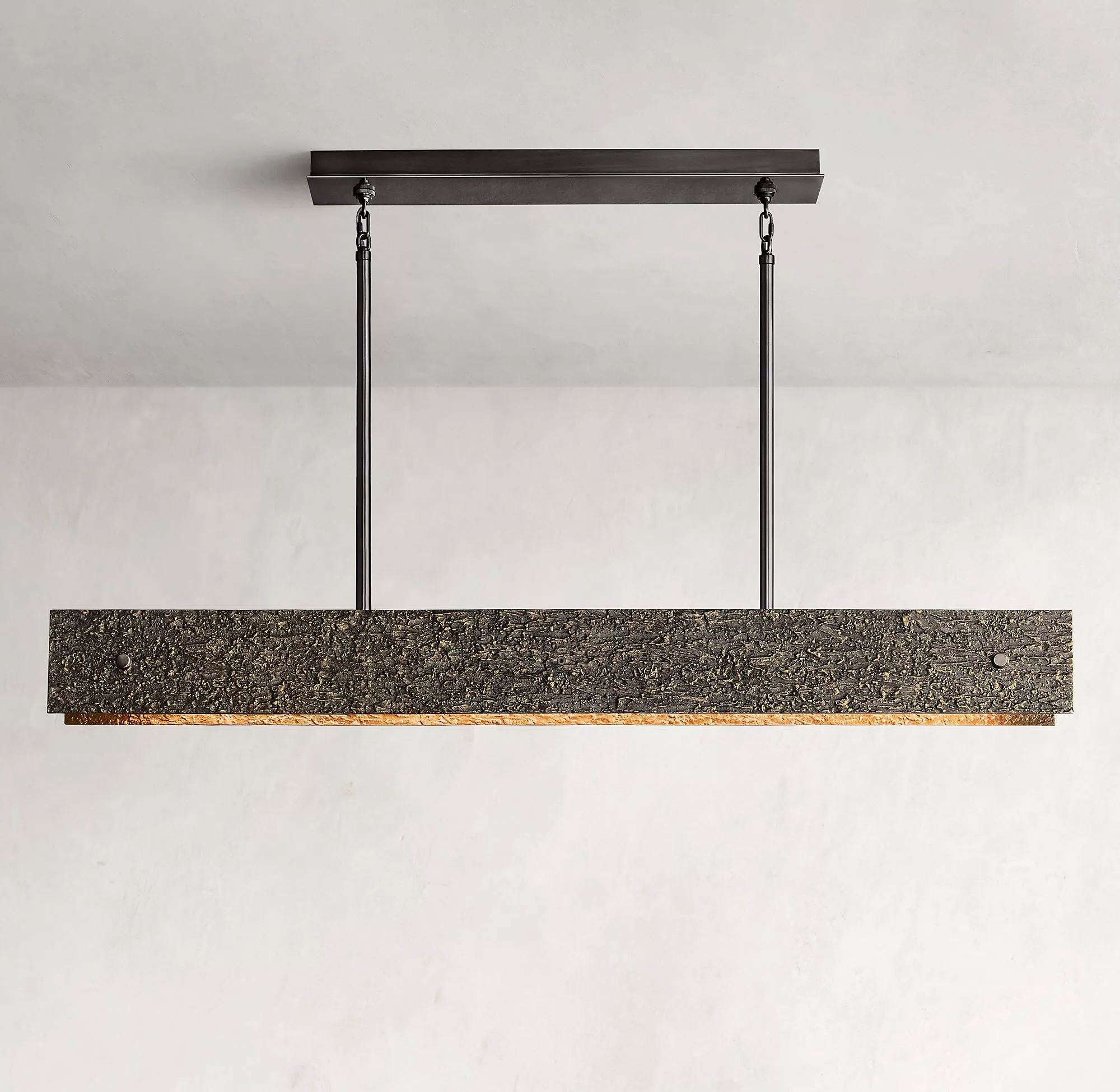 Vouvray Linear Brass Chandelier L54"/L72"-konalight