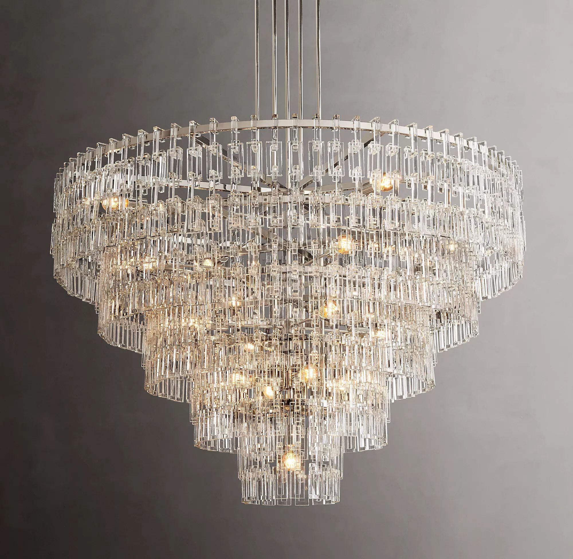 Marignan Tiered Round Chandelier 60"-konalight