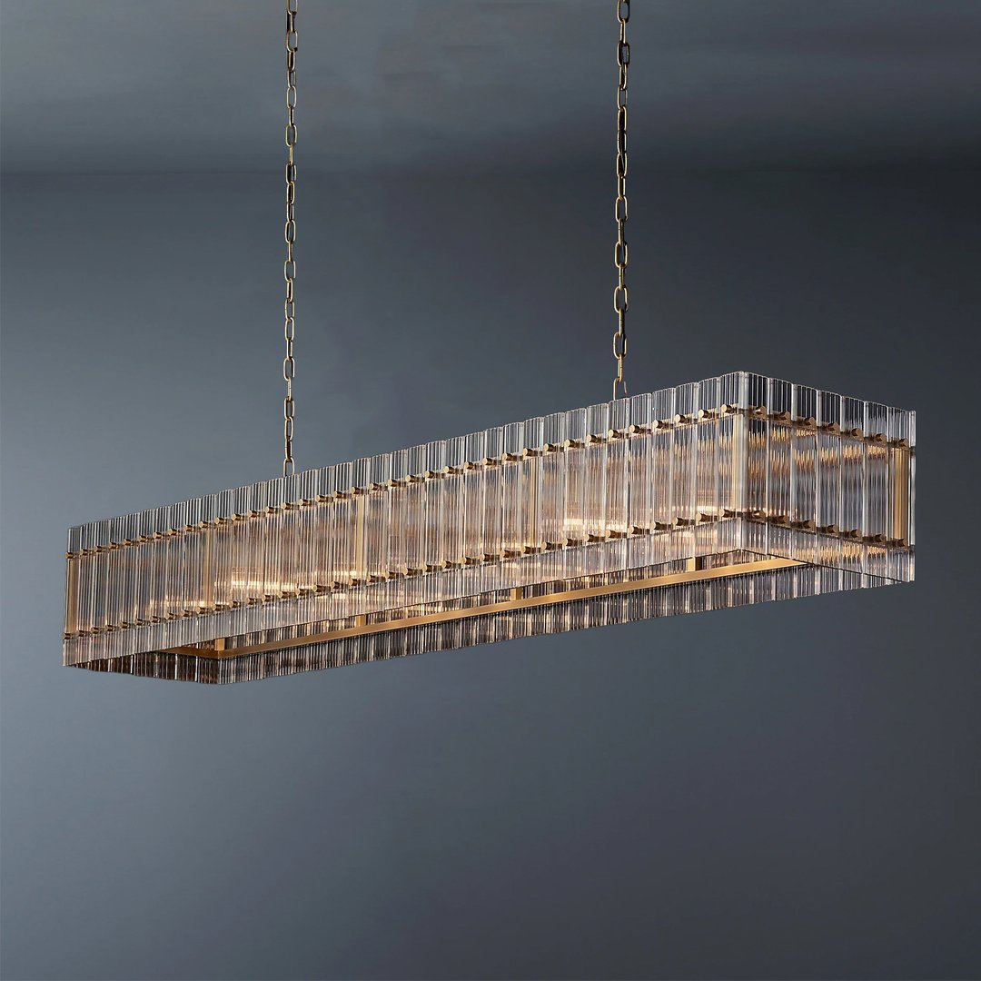 Modern San Marcol Cake Linear Luxury Chandelier 72"-konalight