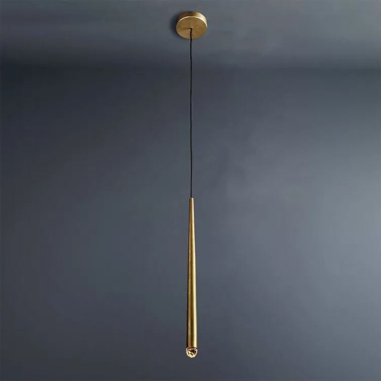 Modern Personalized Brass Pendant Light-konalight