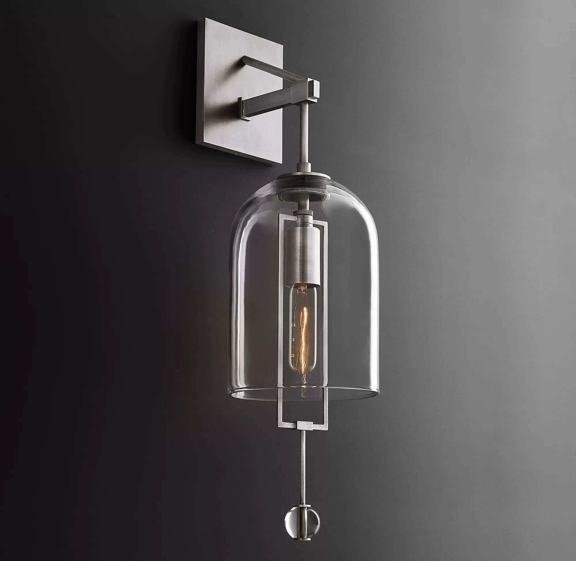 Fulcrum Glass Wall Sconce 24"-konalight