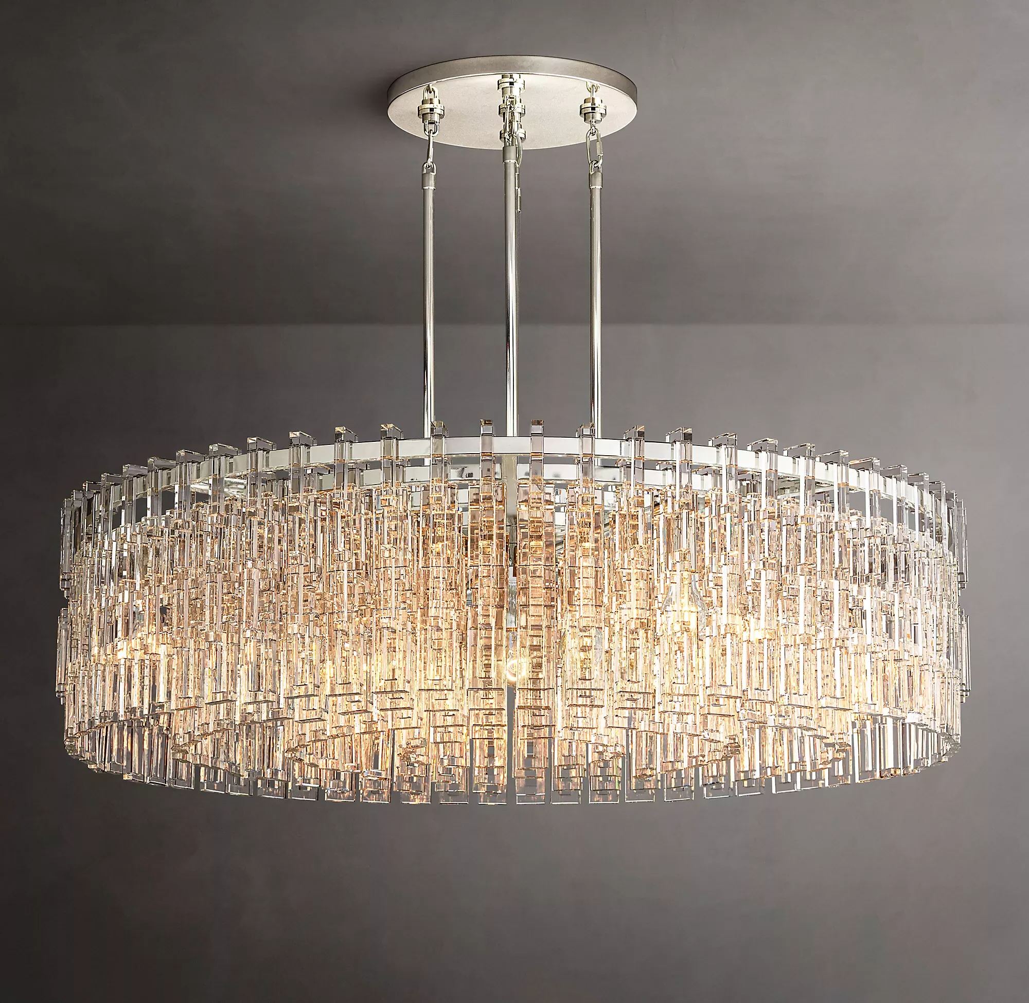 Marignan Round Chandelier 48"-konalight