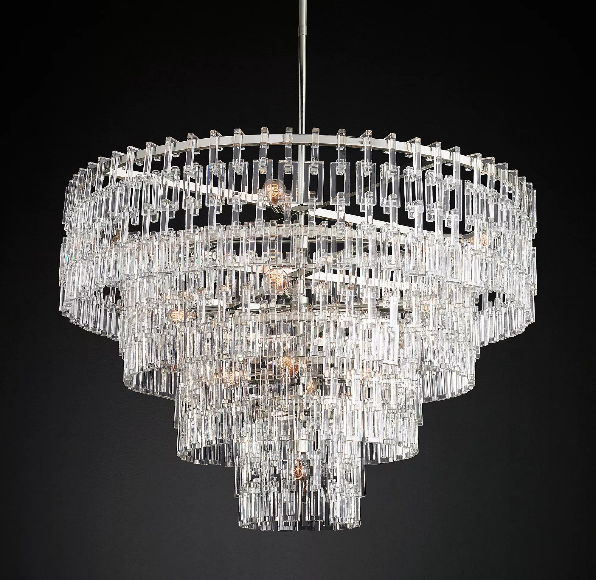 Marignan Tiered Round Chandelier 48"-konalight